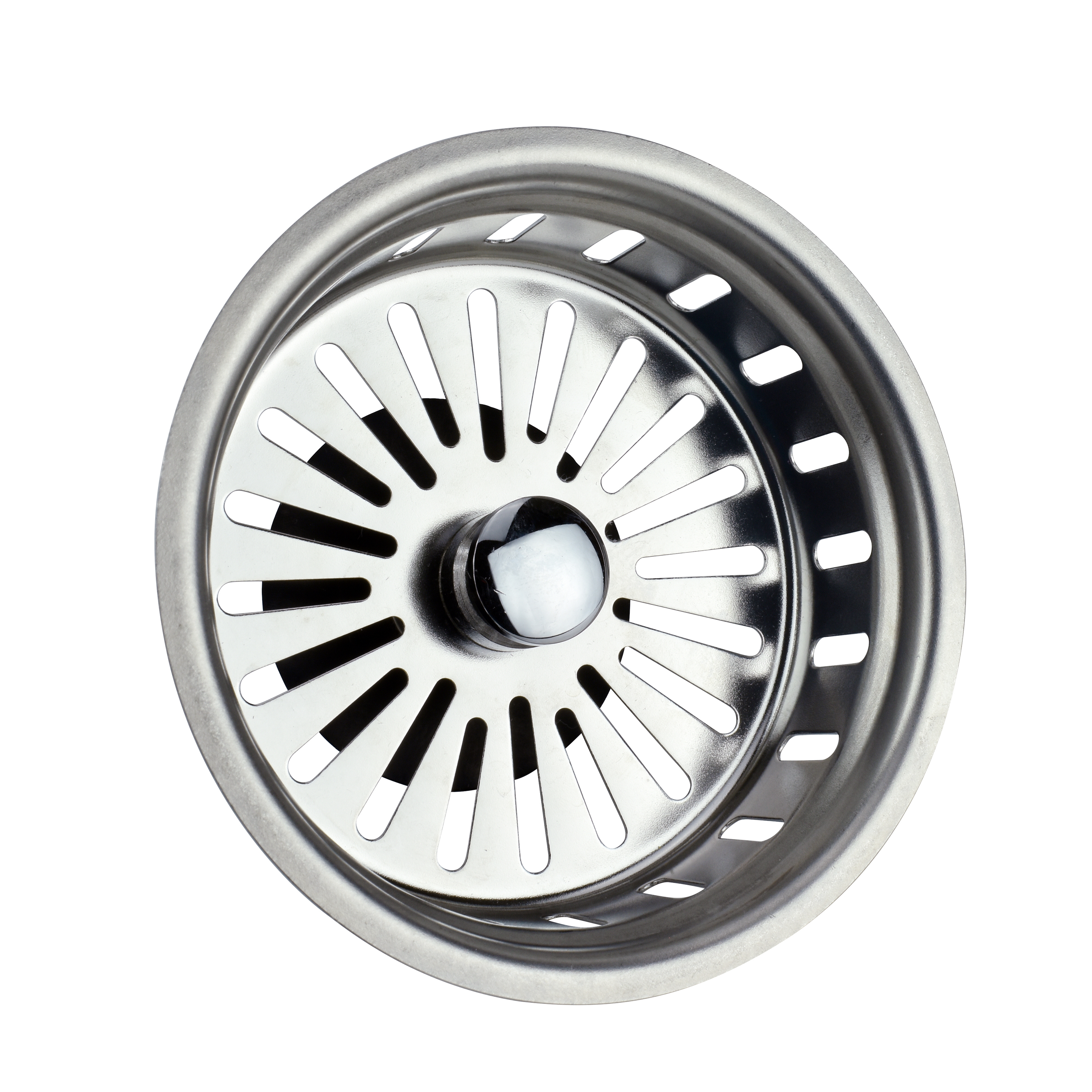 Keeney K5416TF Glass-Friendly Flat Top Kitchen Sink Strainer, Stainless Steel