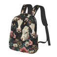 thumbnail image 2 of Daiia Vintage Sunflower Cow School Backpack for Men and Women Lightweight Backpack Durable Backpack Water-Resistant,Travel,Work Bag, 2 of 9