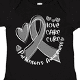 thumbnail image 4 of Inktastic Love, Care, Cure Parkinson's Awareness with Gray Ribbon Boys or Girls Baby Bodysuit, 4 of 5