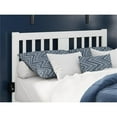 thumbnail image 2 of Pemberly Row Traditional Solid Wood Full Headboard with USB Charger in White, 2 of 5