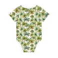 thumbnail image 2 of Rocae Green Hawaii Palms for Baby Climbing Clothes Soft Baby Romper for Active Infants Comfortable and Breathable Crawling Jumpsuit Unisex Baby Outfit, 2 of 8