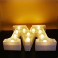 thumbnail image 3 of Morttic LED Letter Lights Alphabet Light Up Sign Night Light for Home Party Wedding Decoration - M, 3 of 7