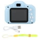 thumbnail image 2 of Mini cámara digital portátil X2 de 2,0 pulgadas con pantalla a color IPS para niños, cámara HD 1080P (azul), 2 of 11