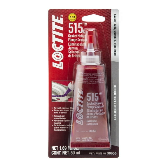 Loctite 515 Gasket Maker & Flange Sealant for Automotive: High Temp, Medium-Strength, Anaerobic, Purple, 50mL, 6 Tubes (PN: 555352)