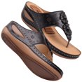 thumbnail image 1 of PENGXIANG Womens Wedge Sandals with Arch Support Shoes Summer Massage Function Casual Sandals, 1 of 7