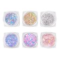 thumbnail image 2 of Sugar Effect Glitter, 6 Box Decoration Exquisite Unique Nail Dust Sand Powder Portable  for Salon, 2 of 8