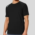 thumbnail image 4 of PIOMLL Tshirts Shirts for Men Reflective Print Quick Silk Sports Wear Black Fall Clothing L, 4 of 4