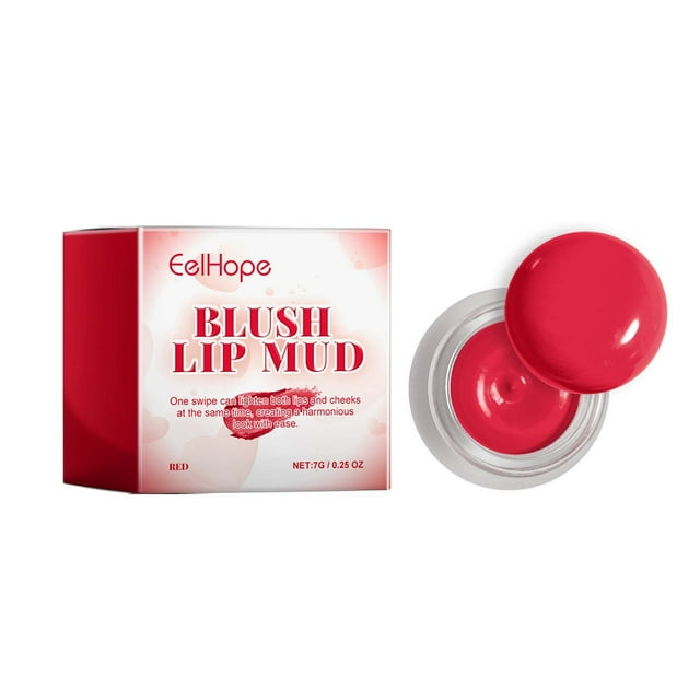 Aursykel Natural Long Lasting Moisturizing Lipstick Powder Blusher Combo 7g with Plant Extracts Safe and Non Irritating Versatile for Glossy Lips Easy Application for Everyday or Special Occasions