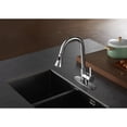 thumbnail image 5 of Kingston Brass LS8721CTL Continental Single-Handle Pull-Down Kitchen Faucet in Polished Chrome, 5 of 9