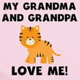 thumbnail image 2 of CafePress - My Grandma And Grandpa Love Me Tiger Body Suit - Baby Light Bodysuit, Size Newborn - 24 Months, 2 of 4