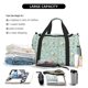 thumbnail image 5 of Disketp Cute Honeybees Bolsa de Viaje Tipo Duffle, Bolso de Mano para Fin de Semana para Mujer, Bolsa de Gimnasio Ligera para Hombre, Esencial para Viajes, 5 of 7