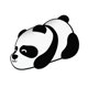 thumbnail image 4 of Alfombrilla de de material tierra de diatomeas con dibujos animados, forma de animal, suave, lavable, súper absorbente, alfombrilla de , alfombrilla de panda mintiendo Soledad Cojín de suelo, 4 of 7