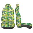 thumbnail image 3 of Pofeuu Cartoon Koala Bear and Leaf Print Automotive Car Seat Covers Flat Cloth Full Set Seat Covers,Car Seat Covers front seats for Cars Trucks and SUVs(Two packs), 3 of 7