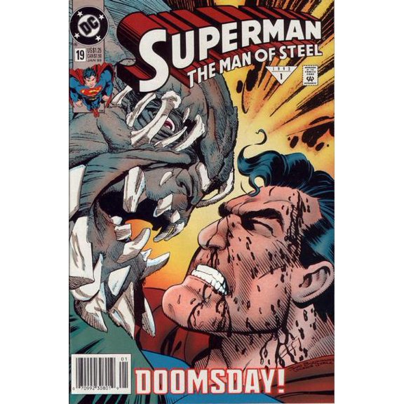 Superman: The Man of Steel #19 (Newsstand) VF ; DC Comic Book