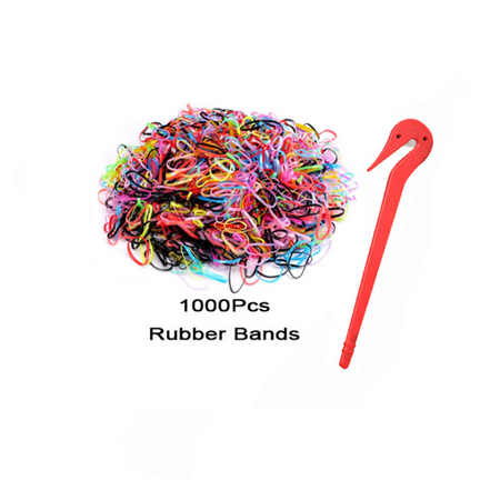 1000Pcs Baby Elastic Hair Ties with Remover Cutter, Colorful Mini Hair  Rubber Band Soft Hair Ties Pony Ponytail Holders Cutting Tool for Toddler  Girls Kids (5 Colors) | Walmart Canada