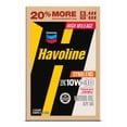 thumbnail image 3 of (2 pack) Chevron Havoline High Mileage Synthetic Technology Motor Oil 10W-30, 6 Quart Smart Change Box, 3 of 12