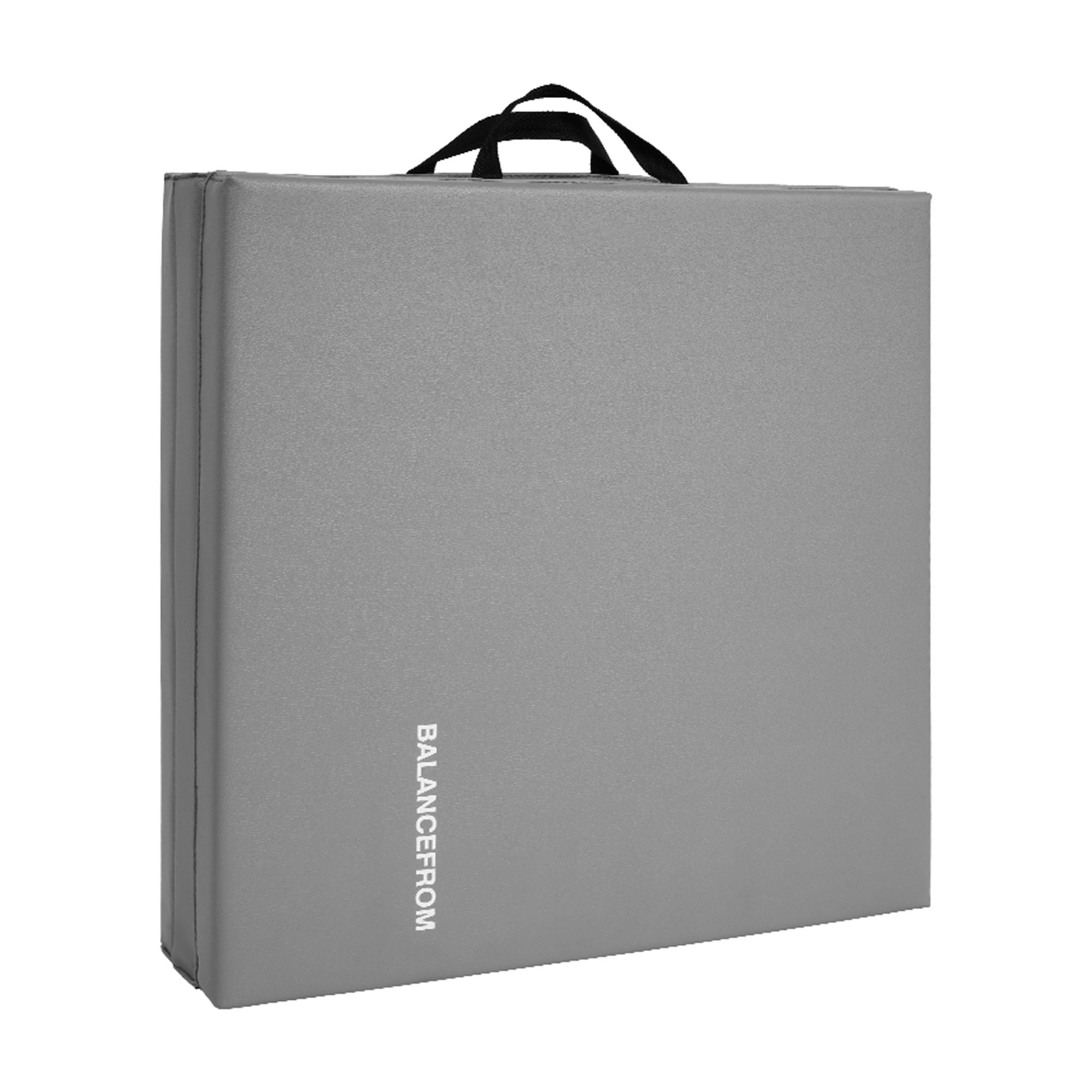BalanceFrom Fitness GoGym 6 'x 2' x 1.5" Folding Exercise Gym Mat, Gray