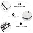 thumbnail image 4 of EeaseMX Bolsa de maquillaje grande transparente, bolsa de almacenamiento de cosméticos transparente para viajes en casa, 4 of 7