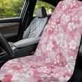 thumbnail image 4 of XYZCANDO Pink Floral Bloom Car Seat Cover Towel, Easy Installation Seats Protectors Non-Slip Washable for SUVs Truck, 4 of 11