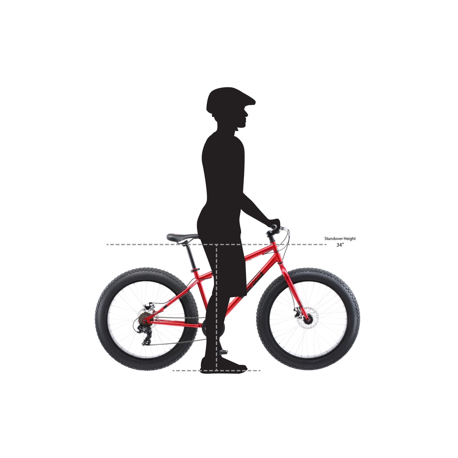 Mongoose Dolomite Adult Fat Tire Mountain Bike 26 Inch Wheel Red Walmart