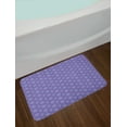 thumbnail image 2 of Oriental Bath Mat, Curlicue and Medallion Motifs in Vibrant Colors, Plush Bathroom Decor Mat with Non Slip Backing, 29.5" X 17.5", Blue Violet Lavender Blue, by Ambesonne, 2 of 2