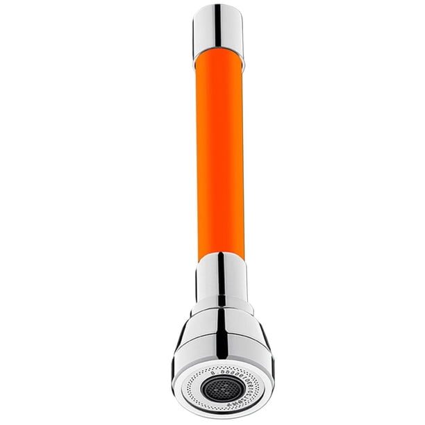 Tubo de extensión de agua Accesorio de cabezal de pulverización giratorio de 360 degree Tubo de extensión de fregadero de baño de ahorro Naranja 50cm Baoblaze extensor de grifo de cocina