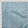 thumbnail image 4 of oneOone Viscose Chiffon Light Blue Fabric Beach Fabric For Sewing Printed Craft Fabric By The Yard 42 Inch Wide, 4 of 4