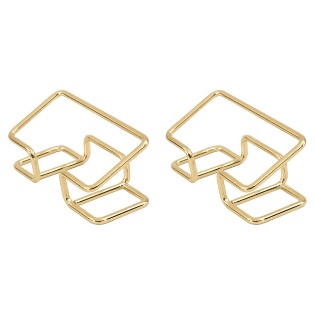 Pantalla comercial del soporte de tarjetas Modernidad para la encimera de escritorio de oficina Gold