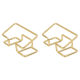 thumbnail image 1 of Pantalla comercial del soporte de tarjetas Modernidad para la encimera de escritorio de oficina Gold, 1 of 2
