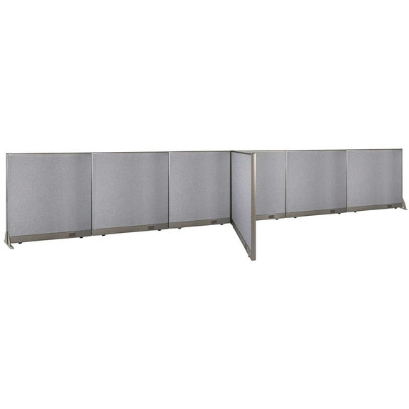 GOF T-shaped Freestanding Partition (48”D x 264”W x 48”H) Office Room Divider, Privacy Screen, Workstation Cubicle