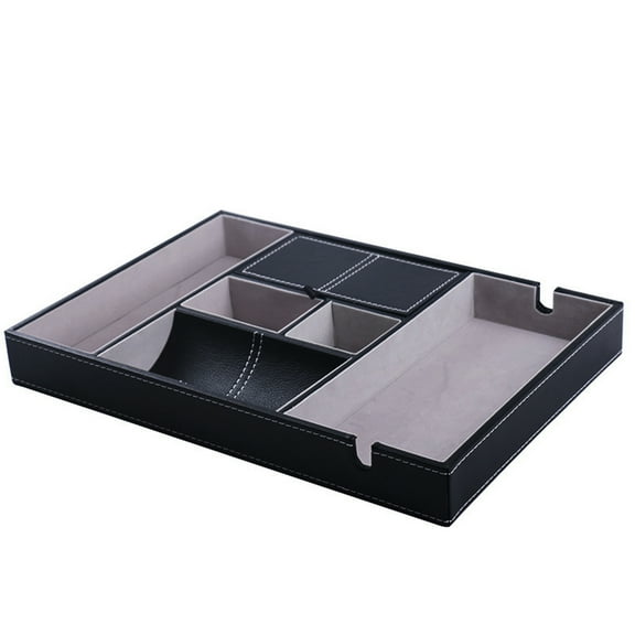 Tray for Men Nightstand Table Charging Station Catch All Dresser