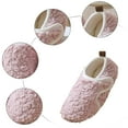 thumbnail image 6 of Quealent Toddler House Slippers - Boys & Girls Winter Kids Indoor Home Shoes - Warm Socks Pink for Size 8, 6 of 7