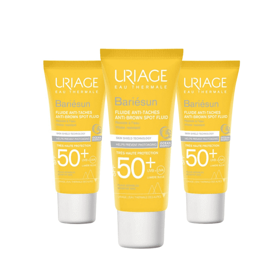 Uriage Bariesun SPF50  Anti Brown Spot Fluid 40 ml 3 Pack