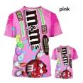 thumbnail image 1 of Camiseta Informal Con Estampado 3d De Chocolate M&m's, 1 of 5