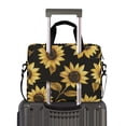 thumbnail image 2 of FORMRS 16" Laptop Bag Carrying Sleeve Case with Handle Travel Shoulder Briefcase, Black Sunflower Pattern, 2 of 8