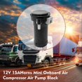 thumbnail image 1 of Compresseur d'air 12 V, pompe à air, klaxon, kit de compresseur pour tout véhicule, camion, train, yacht, 1 of 4