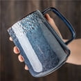 thumbnail image 5 of Tapered Coffee Mugs set of 1, Ceramic Hand Painted Kiln Formed Large Capacity 23.67 oz Coffee Mugs for Office or Home Use, 5 of 5
