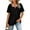Black, variant on BadPiggies Womens Square Neck Puff Sleeve T Shirts Summer Casual Tops Short Sleeves Basic Tee Loose Fit (XL, Gray)