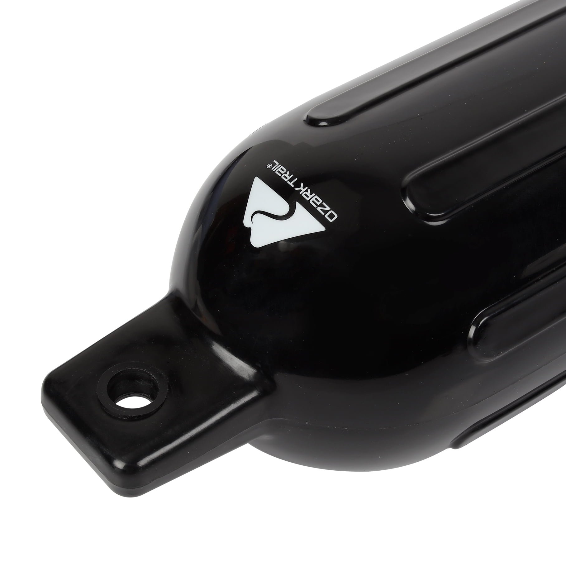 (2 pack) Ozark Trail 6.5" x 23" Inflatable Boat Bumper Marine Boat Fender, Black