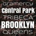 thumbnail image 3 of Medley, Elizabeth 12x12 Black Modern Framed Museum Art Print Titled - New York Boroughs II, 3 of 5