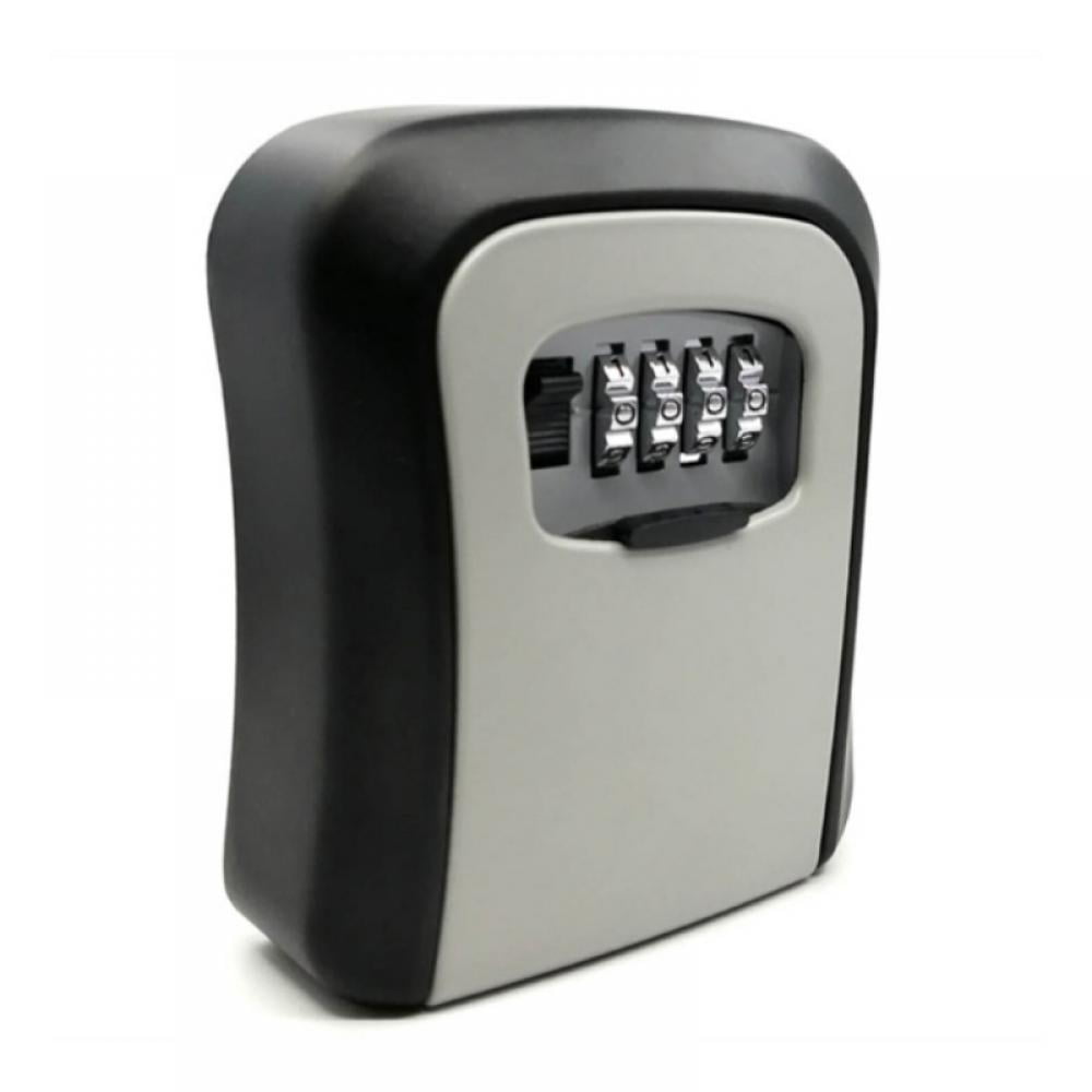 Combination Key Lock Box 4 Digit Wall Mount Safe Security Storage Case Organizer 