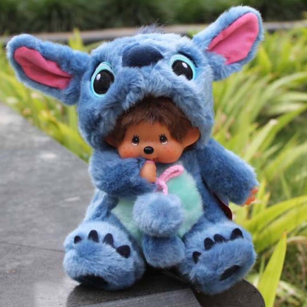 Cartoon Monchhichi Stitch Plush Doll Kawaii Soft Plush Doll Toy For  Children 