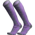 thumbnail image 1 of Ski Socks 2 Pairs Pack for Skiing, Snowboarding Performance Socks, 1 of 4