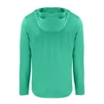 thumbnail image 3 of Men's Cutter & Buck Green Notre Dame Fighting Irish Coastline Epic Comfort Eco Recycled Long Sleeve Hoodie T-Shirt, 3 of 3