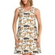 thumbnail image 1 of Balery Shiba Inu Dog Vestidos de verano para mujer con estampado: vestido holgado sin mangas, vestido playero informal y cómodo para días calurosos., 1 of 7