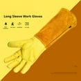 thumbnail image 2 of 1Pc Garden Glove Wear Resistant Puncture Proof Breathable Elbow Length Full Coverage Labor Long Elbow Glove Yellow S, 2 of 8