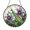 Acrylic 3.5 Inch, variant on Praying Mantis Glass Suncatcher Window Hanging Decor, Purple Flower Insect Artwork, Vibrant Nature Inspired Accent