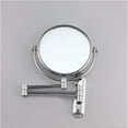 thumbnail image 3 of Wall-Mounted Makeup Mirror 10X Magnified Wall-Mounted 8-inch Vanity Mirror Double-Sided Folding Mirror, 3 of 7