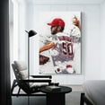 thumbnail image 3 of Adam Wainwright Canvas Poster Wall Art Poster Scroll Canvas Painting Picture Living Room Decor Home 16x24inch(40x60cm), 3 of 6