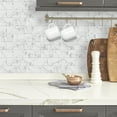 thumbnail image 5 of White Grey Marble Subway Back Splash Tile, 5 of 5